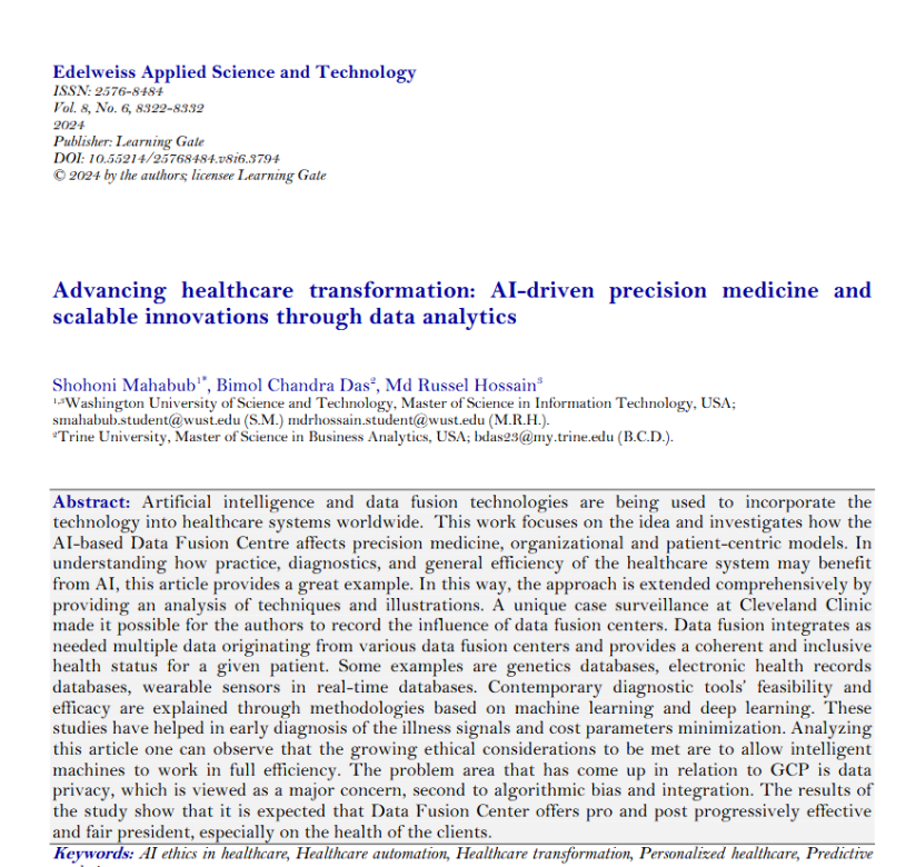 Edewesiss Applied Science and Technology